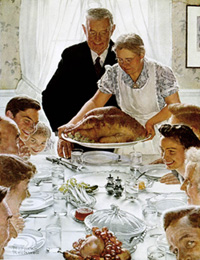 Freedom From Want by Norman Rockwell, 1943